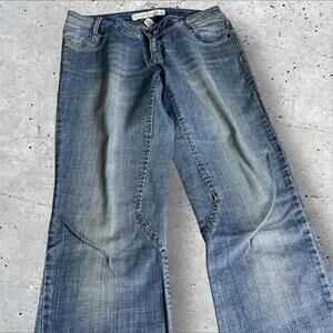 Ecko Red Women's Y2K Miss me Style Boot Cut Jeans Embroidered Pockets Size 7